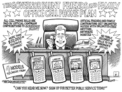 GOVERNOR MATT BLUNT'S OFFICE CELL PHONE PLAN by RJ Matson