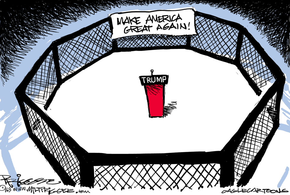  TRUMP UFC by Milt Priggee