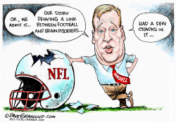 NFL AND BRAIN DISORDERS by Dave Granlund