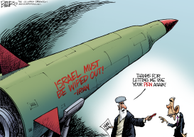 IRANIAN PENMANSHIP by Nate Beeler