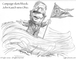 CAMPAIGN SKETCHBOOK - OHIO PRIMARY by Taylor Jones