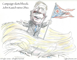 CAMPAIGN SKETCHBOOK - OHIO PRIMARY  by Taylor Jones