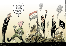 RUSSIAN WITHDRAWAL FROM SYRIA by Patrick Chappatte