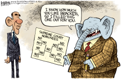 GOP BRACKETS by Rick McKee