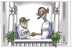 OBAMA IN CUBA by Rayma Suprani