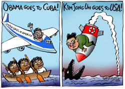 OBAMA GOES TO CUBA by Christo Komarnitski