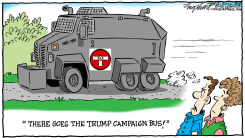 TRUMP VIOLENCE by Bob Englehart