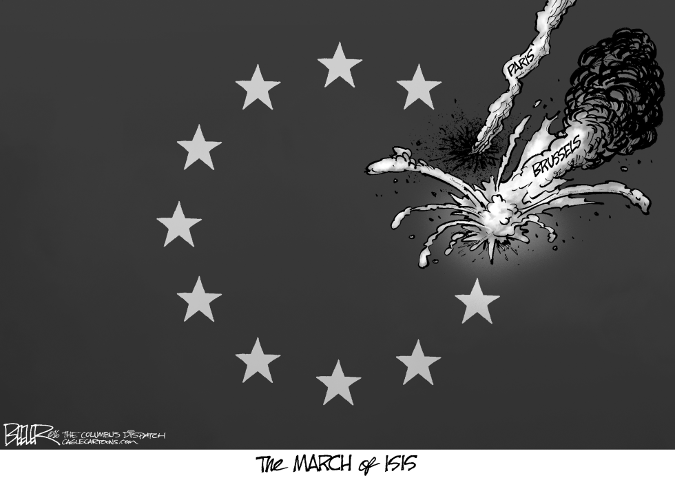  BRUSSELS ATTACK by Nate Beeler