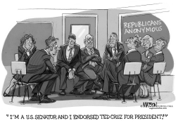 SUPPORT GROUP FOR SENATORS WHO ENDORSE TED CRUZ by RJ Matson