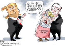 TRUMP AND CRUZ by Pat Bagley