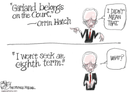 ORRIN HATCH by Pat Bagley