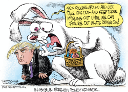 TRUMP AND EASTER BUNNY by Daryl Cagle