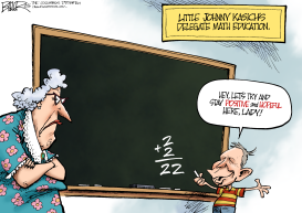 KASICH MATH by Nate Beeler