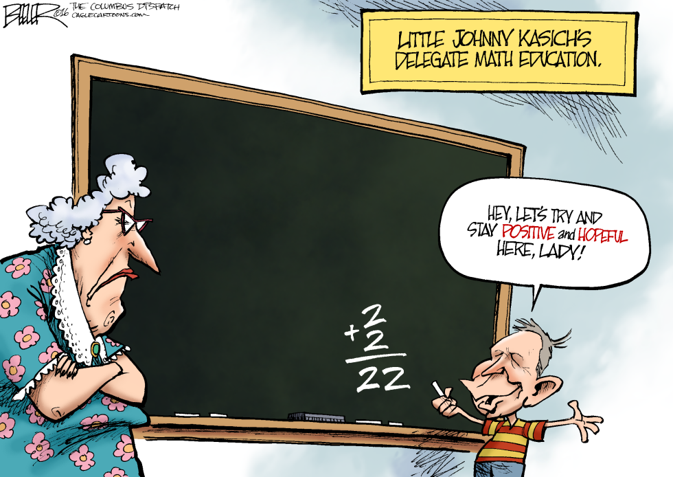  KASICH MATH by Nate Beeler