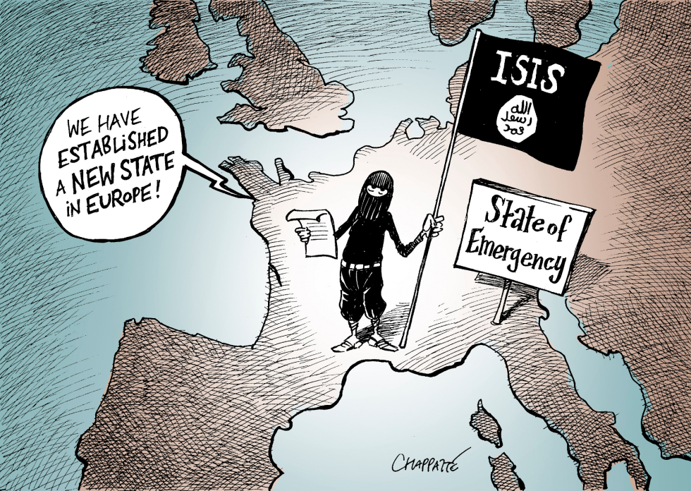  AFTER THE BRUSSELS ATTACKS by Patrick Chappatte