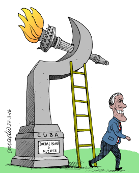 TRAS LA VISITA DE OBAMA A CUBA by Arcadio Esquivel