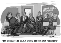 APOYO PARA SENADORES QUE RESPALDAN A TED CRUZ by RJ Matson