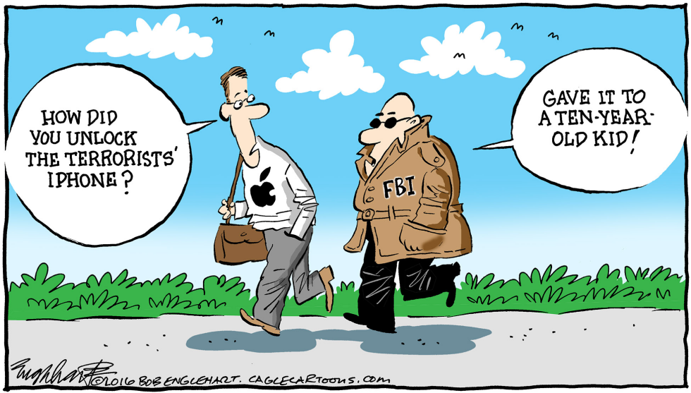  FBI/APPLE by Bob Englehart