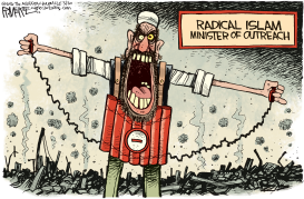 RADICAL ISLAM OUTREACH by Rick McKee