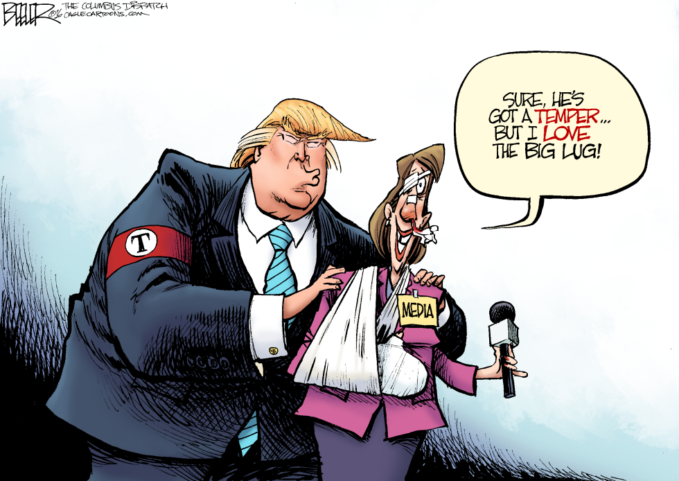  TRUMP ASSAULT by Nate Beeler