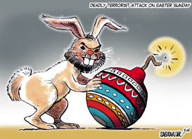 SUICIDE ATTACK ON EASTER IN PAKISTAN by Sabir Nazar