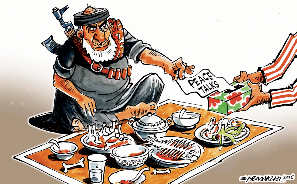  PEACE TALKS WITH TALIBAN by Sabir Nazar