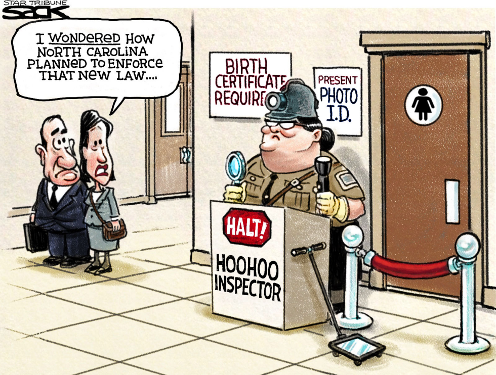  RESTROOM RULES by Steve Sack