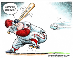 MLB TICKET PRICES by Dave Granlund