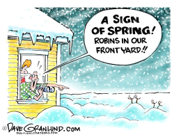 SPRING SNOWSTORMS by Dave Granlund