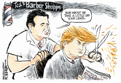 TEDS BARBER SHOPPE by Jeff Koterba