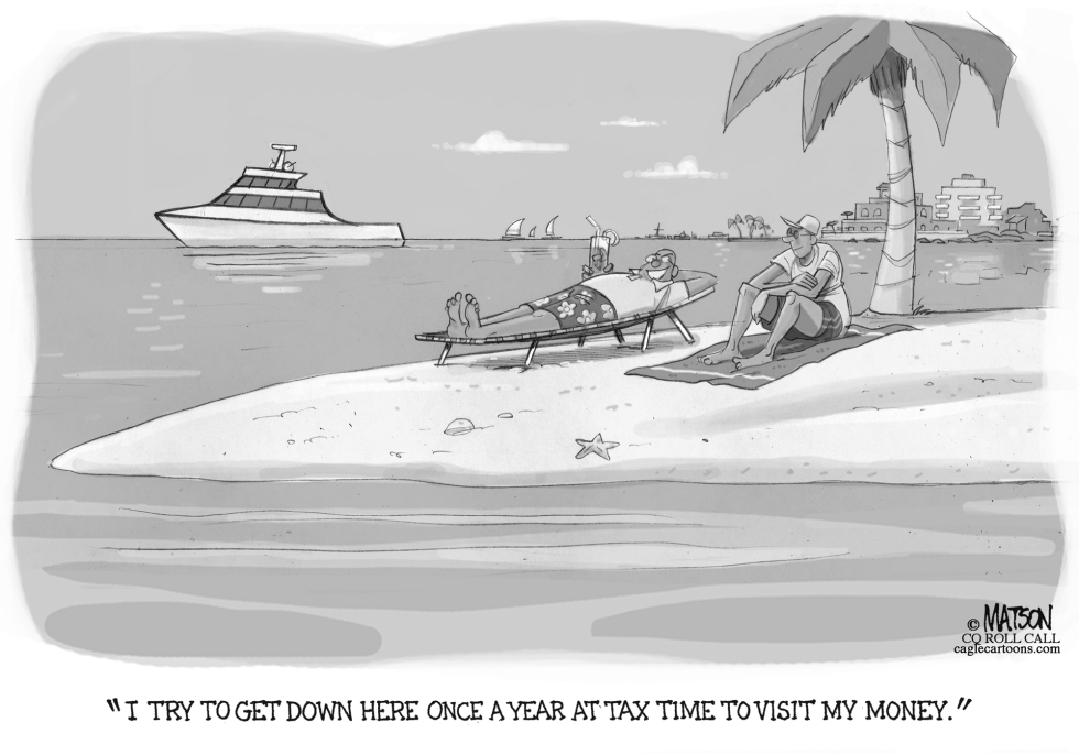  TAX HAVEN GETAWAY by RJ Matson