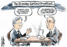 GRASSLEY GARLAND BREAKFAST by Jeff Koterba