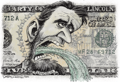 THE PARTY OF LINCOLN by Daryl Cagle