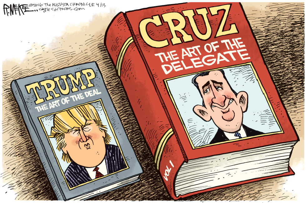  ART OF THE DELEGATE by Rick McKee