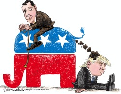 TRUMP, CRUZ AND GOP DELEGATE SELECTION PROCESS by Daryl Cagle