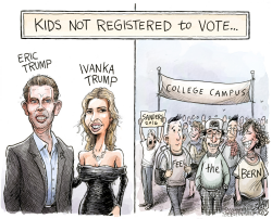 CANDIDATE'S KIDS by Adam Zyglis