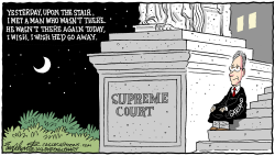 MERRICK GARLAND by Bob Englehart