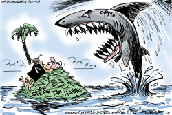 OFF SHORE TAX HAVENS by Milt Priggee