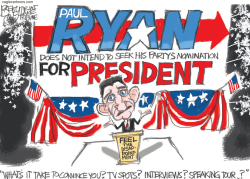 PAUL RYAN RUN  by Pat Bagley