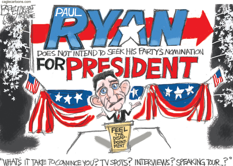  PAUL RYAN RUN  by Pat Bagley