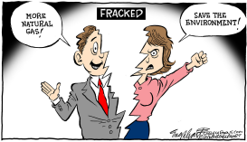 FRACKING by Bob Englehart