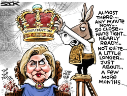 HILLARY CORONATION by Steve Sack