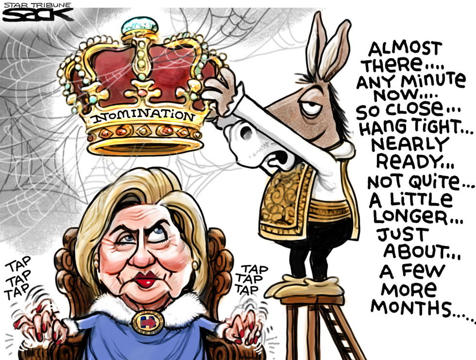  HILLARY CORONATION by Steve Sack