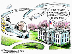 RUSSIAN JET FLYBYS by Dave Granlund