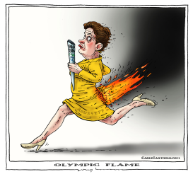 OLYMPIC FLAME by Joep Bertrams