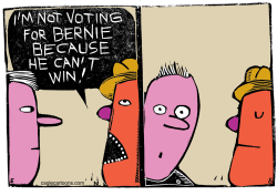 BERNIE CAN'T WIN by Randall Enos