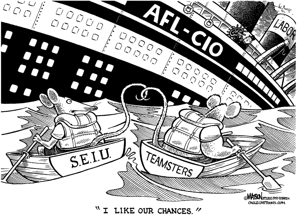  SINKING AFL-CIO SHIP by RJ Matson