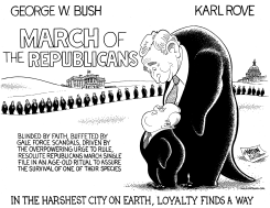 MARCH OF THE REPUBLICANS by RJ Matson