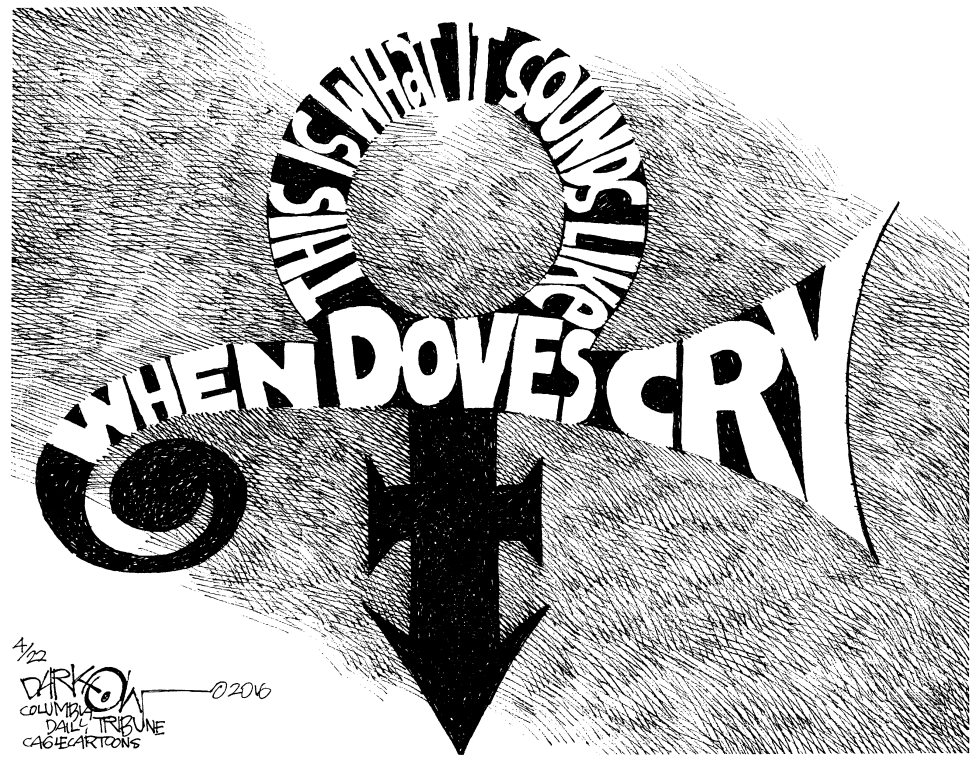  WHEN DOVES CRY by John Darkow