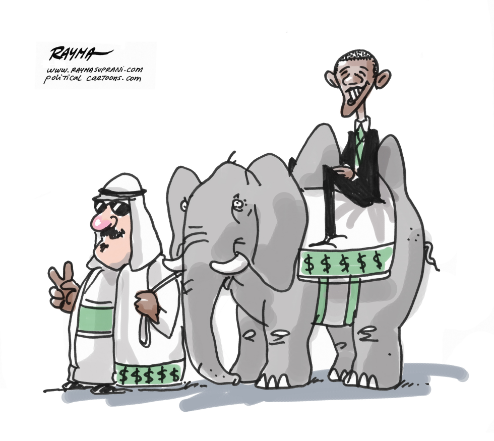  OBAMA IN SAUDI ARABIA by Rayma Suprani